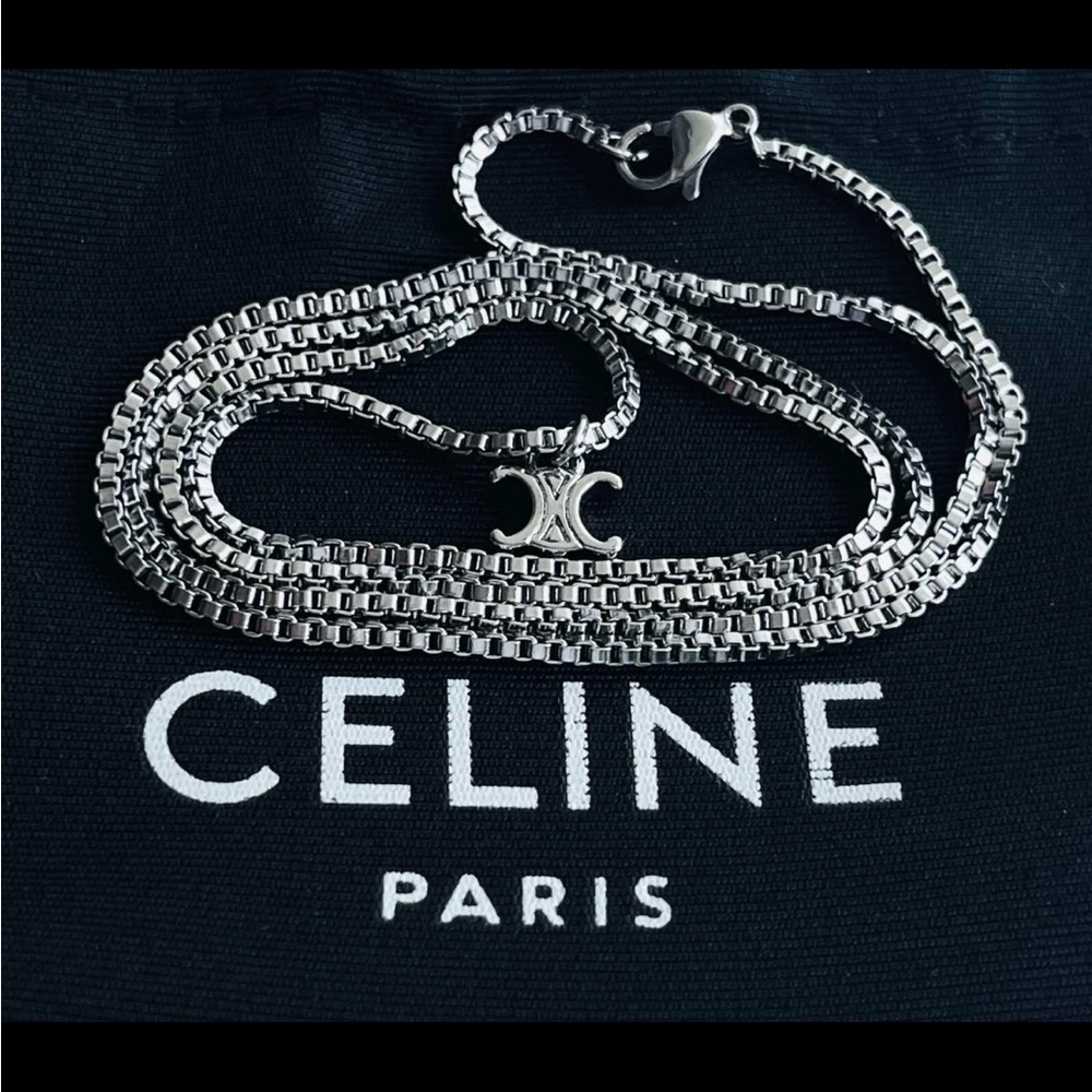 Celine Silver 19” Necklace